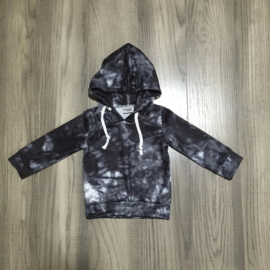 Black Tie Dye Hoodie