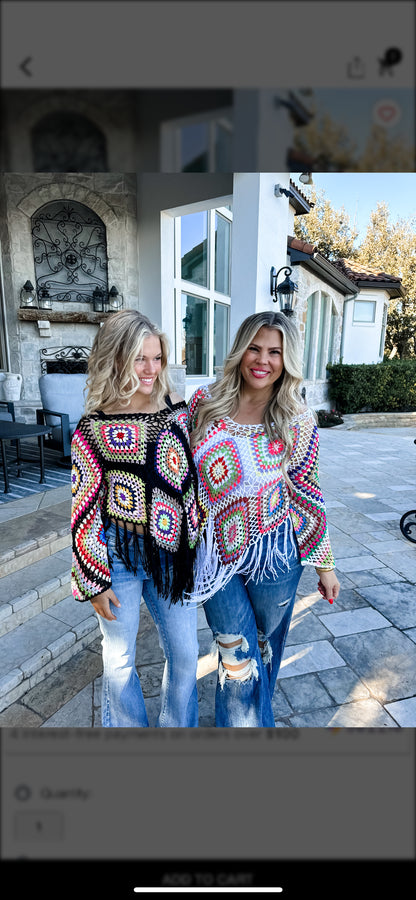 Boho Crochet Top by *Blakeley*