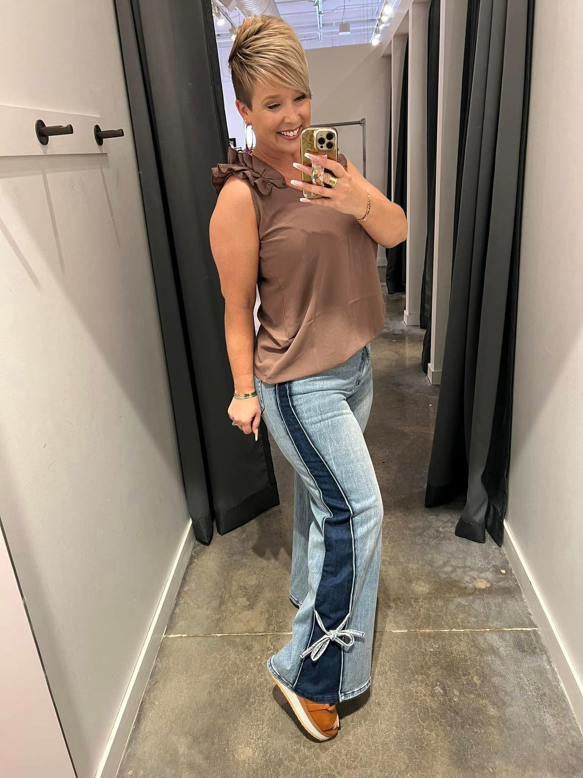 Saige: Bow Wide Leg