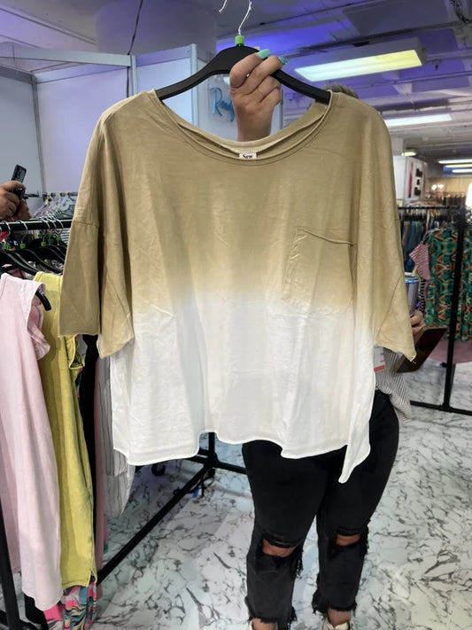 Ombre Box Tee