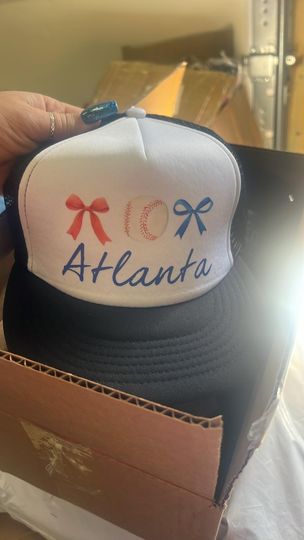 Braves Bow Trucker Hat