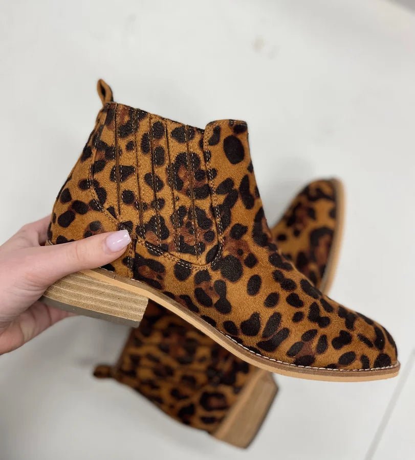Rider Girl: Leopard Chelsea Boots