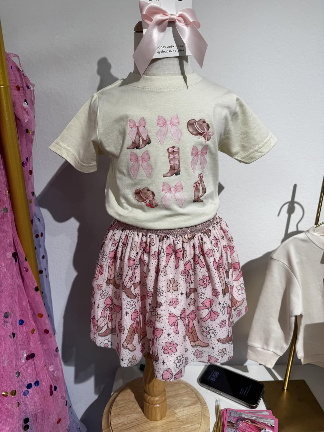 Sweet Wink: Coquette Cowgirl Tutu