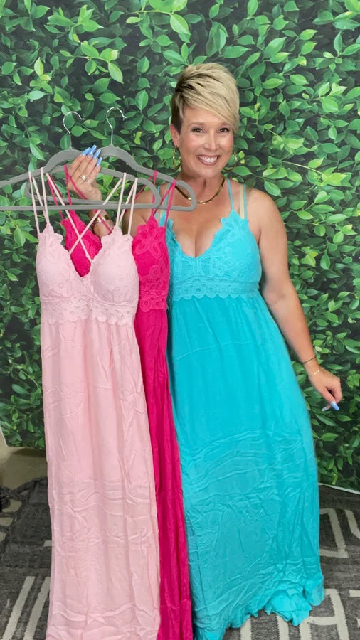 Sweet Crochet Lace Maxi
