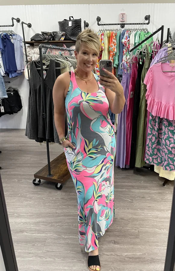 Cross Back Maxi