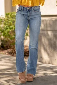 MR Tummy Control Cut Hem Flare