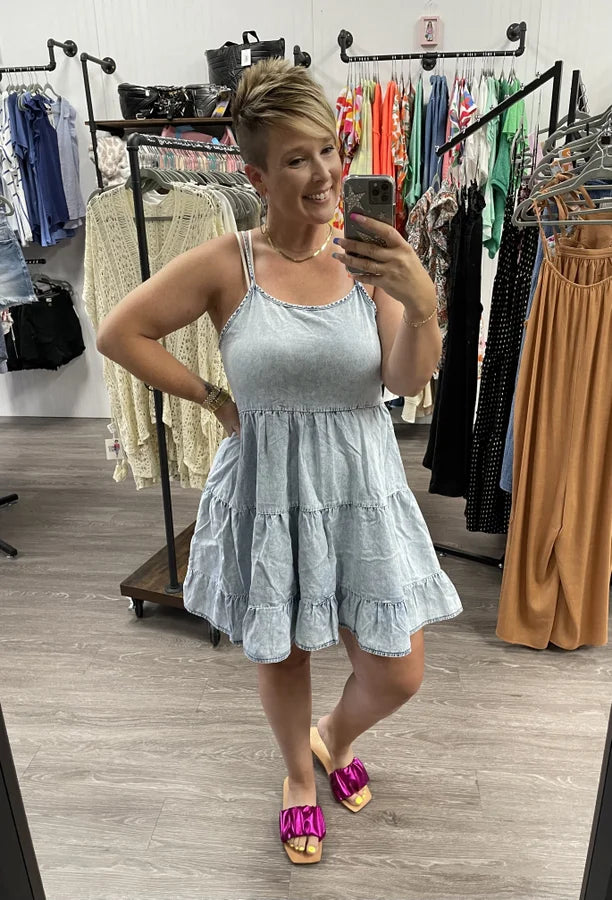 Demi Denim Mini Dress