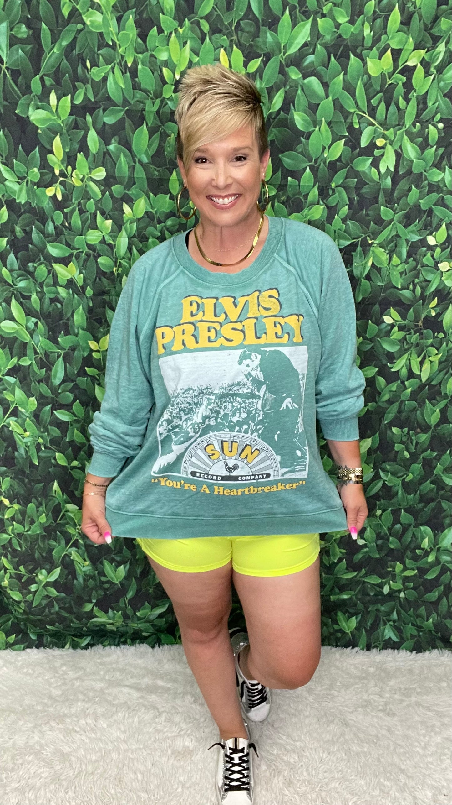 Elvis Burnout Sweatshirt