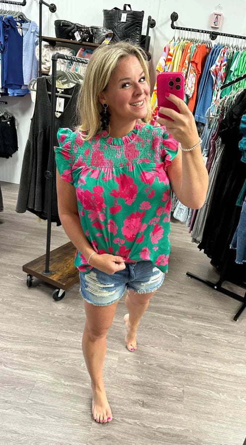 Fancy Floral Top