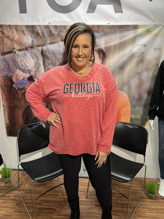 GA V-Neck Henley