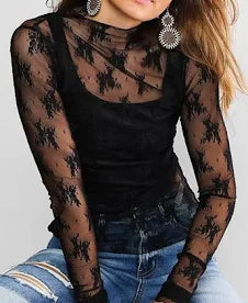 Zenana Lace Top
