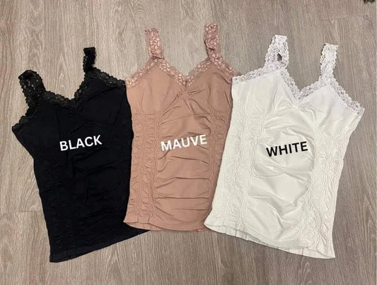 Skins by Elle: Lace Cami Extended