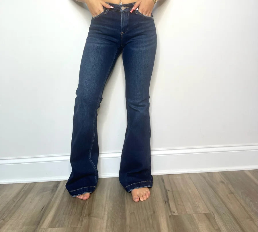 Low Rise Flare Jeans