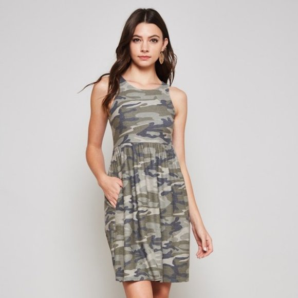 Camo French Terry Mini