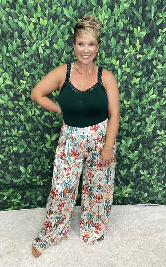 Mint Diamond Wide Leg Pants