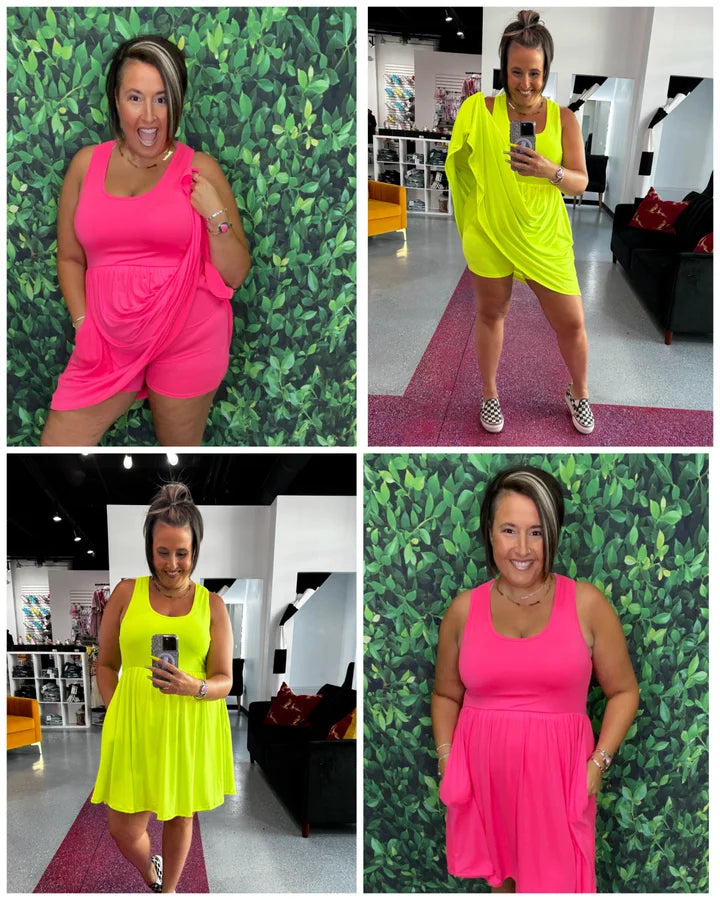 Neon Dreams Romper
