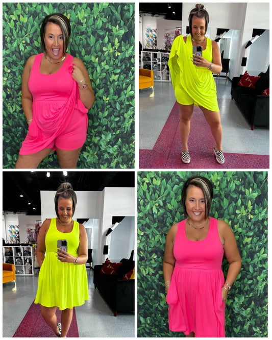 Neon Dreams Romper