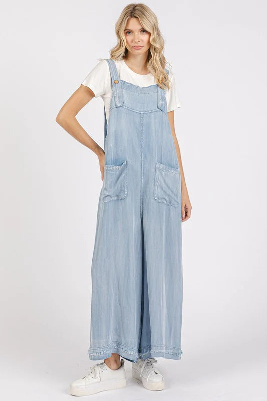 Oddi Chambray Overalls