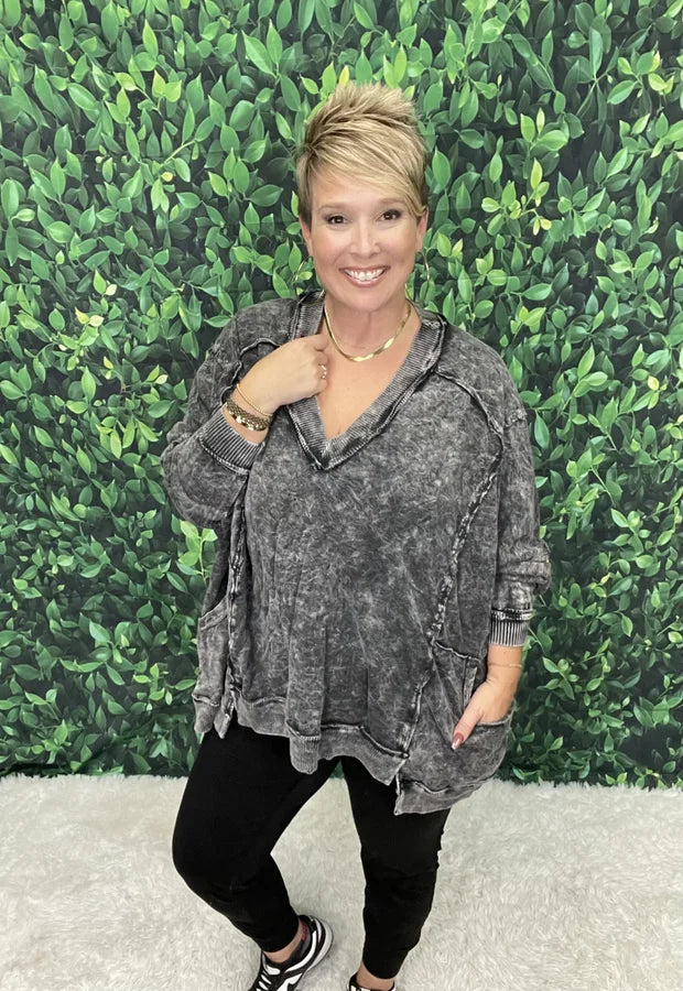 Oversized V-Neck