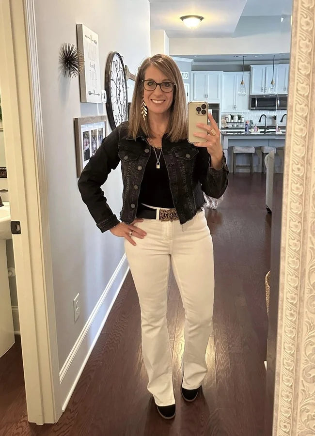 Pure White Bootcut