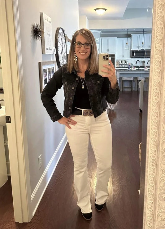Pure White Bootcut