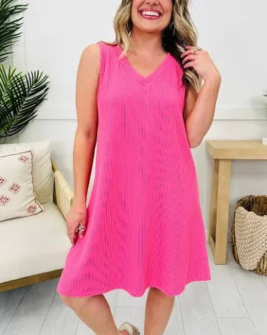 Raised Rib Dress