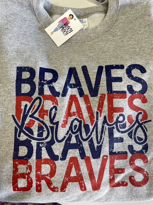 Repeating Braves Sweatshirt