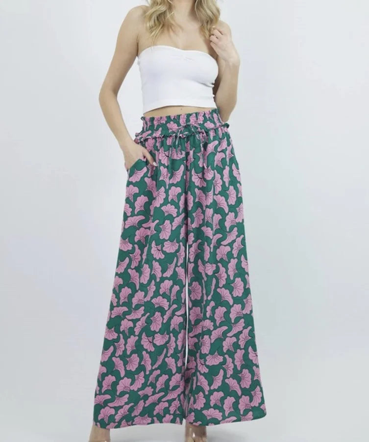 Retro Wide Leg Pants