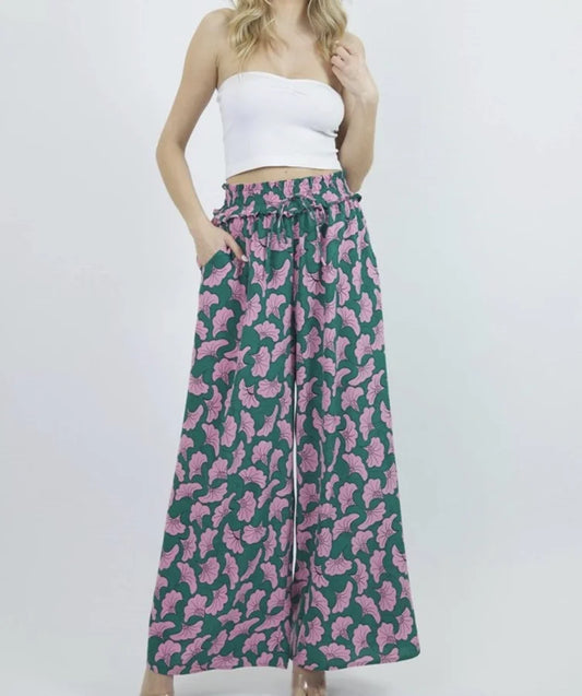 Retro Wide Leg Pants