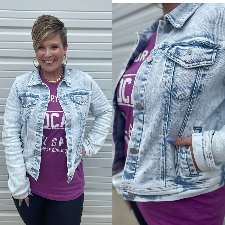 Risen Acid Washed Jean Jacket