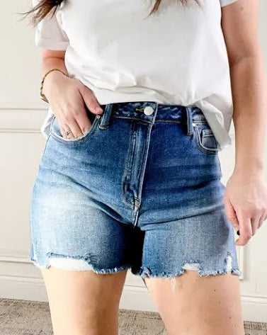 Risen Side Slit Cut Offs