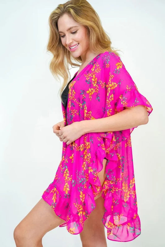 Rita Ruffle Kimono