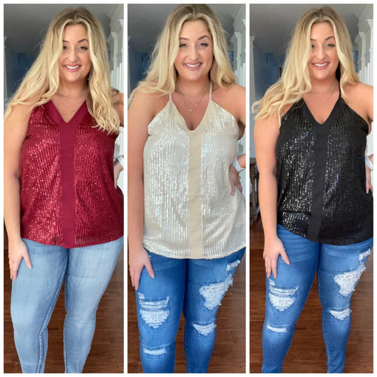 Sequin Tank