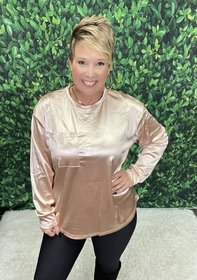 Simple Satin Top