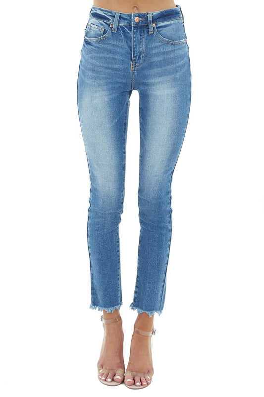 High Rise Skinny Ankle Jeans