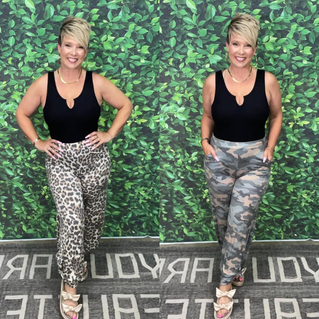 Split Side Ankle Tie Pants