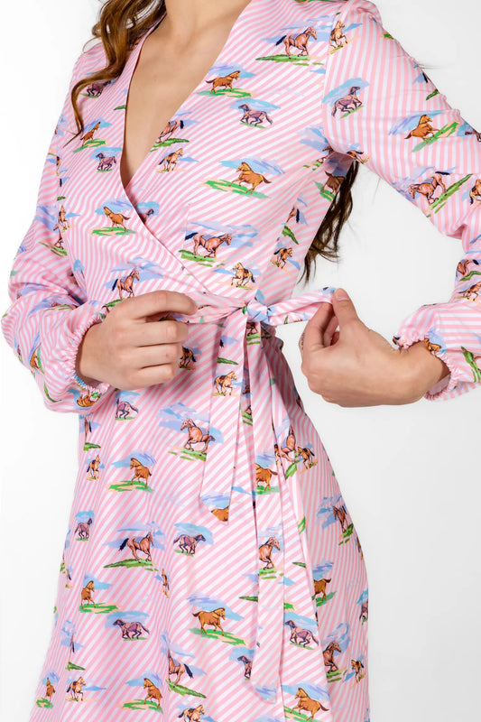 The Supreme Derby Wrap Dress