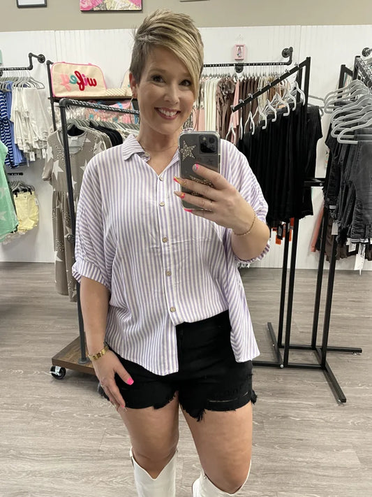 Striped Button Down