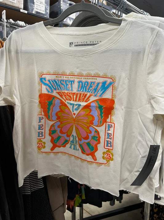 Sunset Dreams Crop Tee