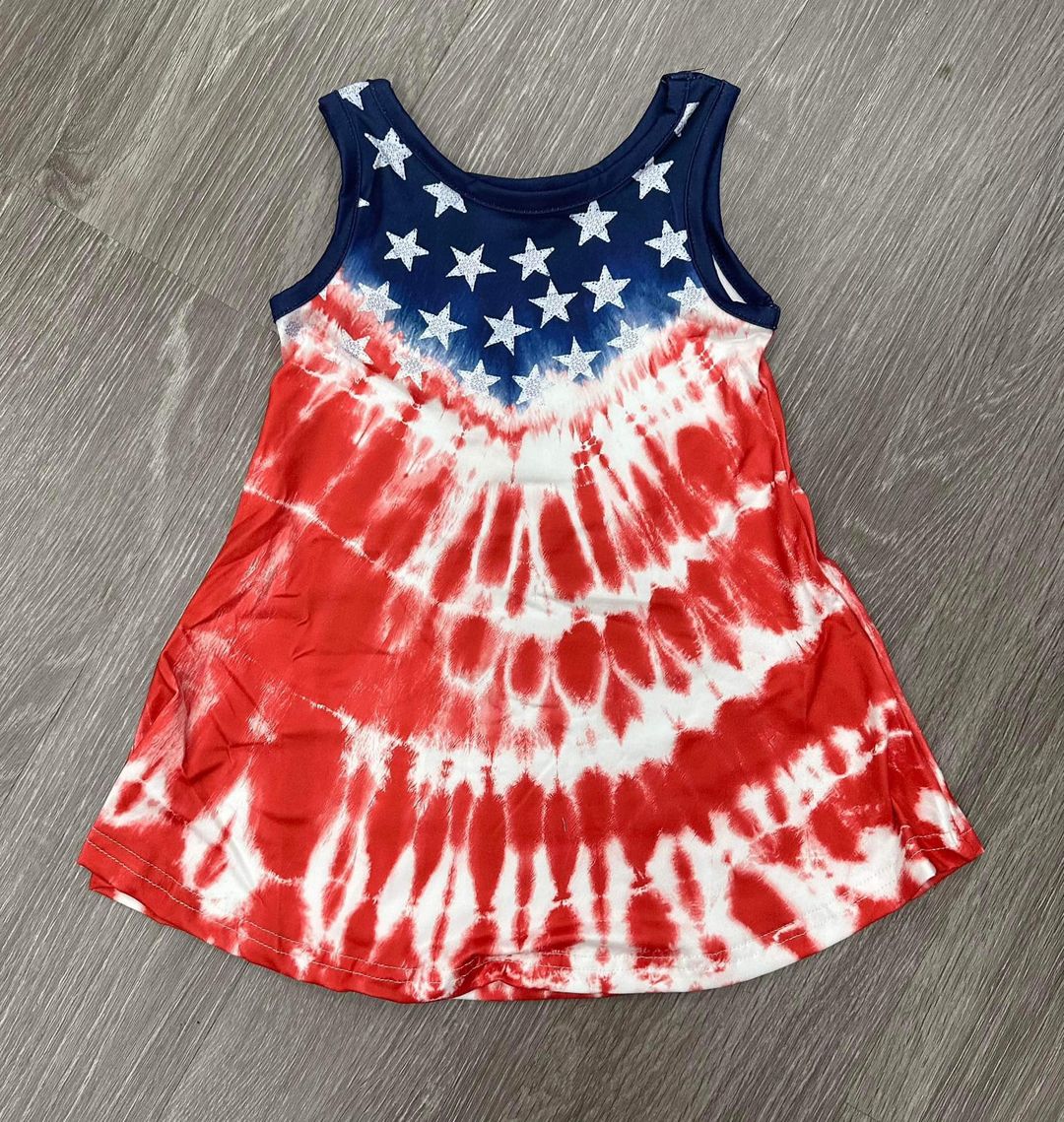 Tie Dye Flag Dress: Online