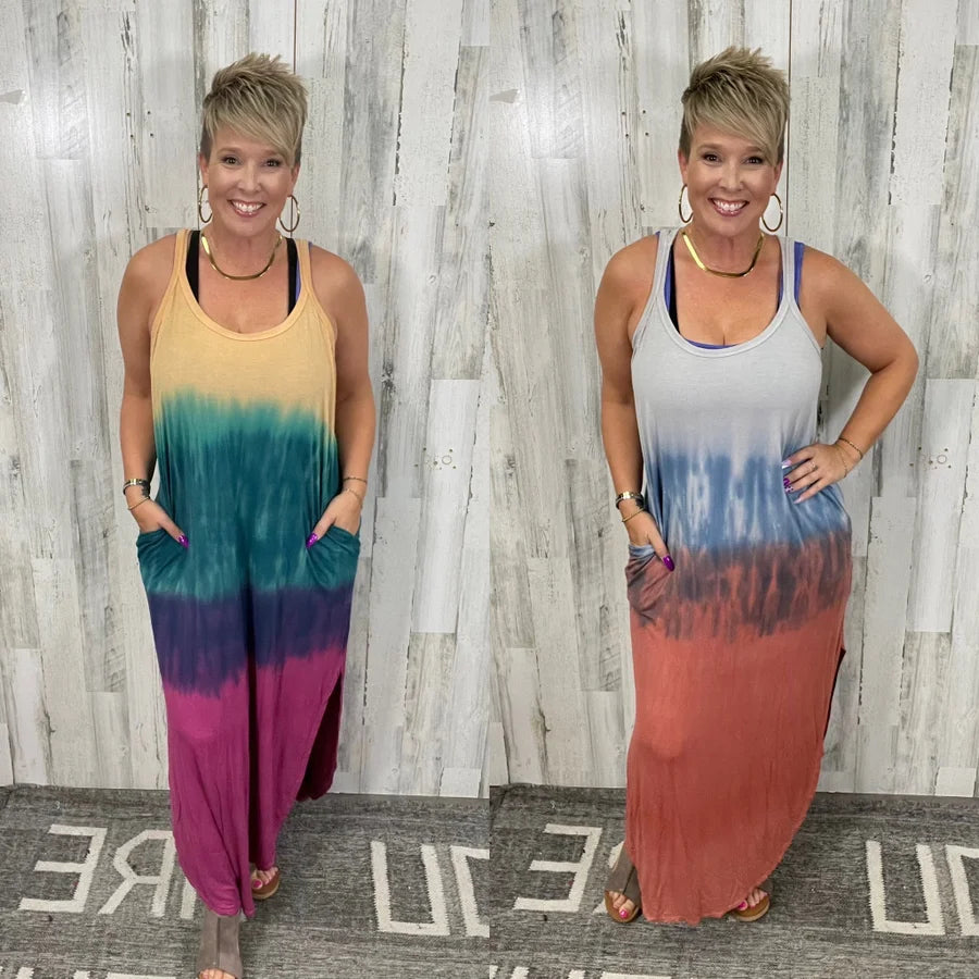 Tie Dye Tank Dress