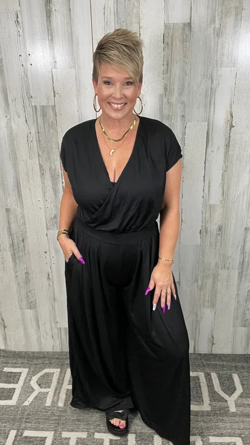 Halara Wide Leg Waffle Jumpsuit