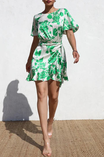 Wrap Satin Mini