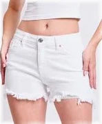 YMI: HR destructed Summer Fray Hem Shorts